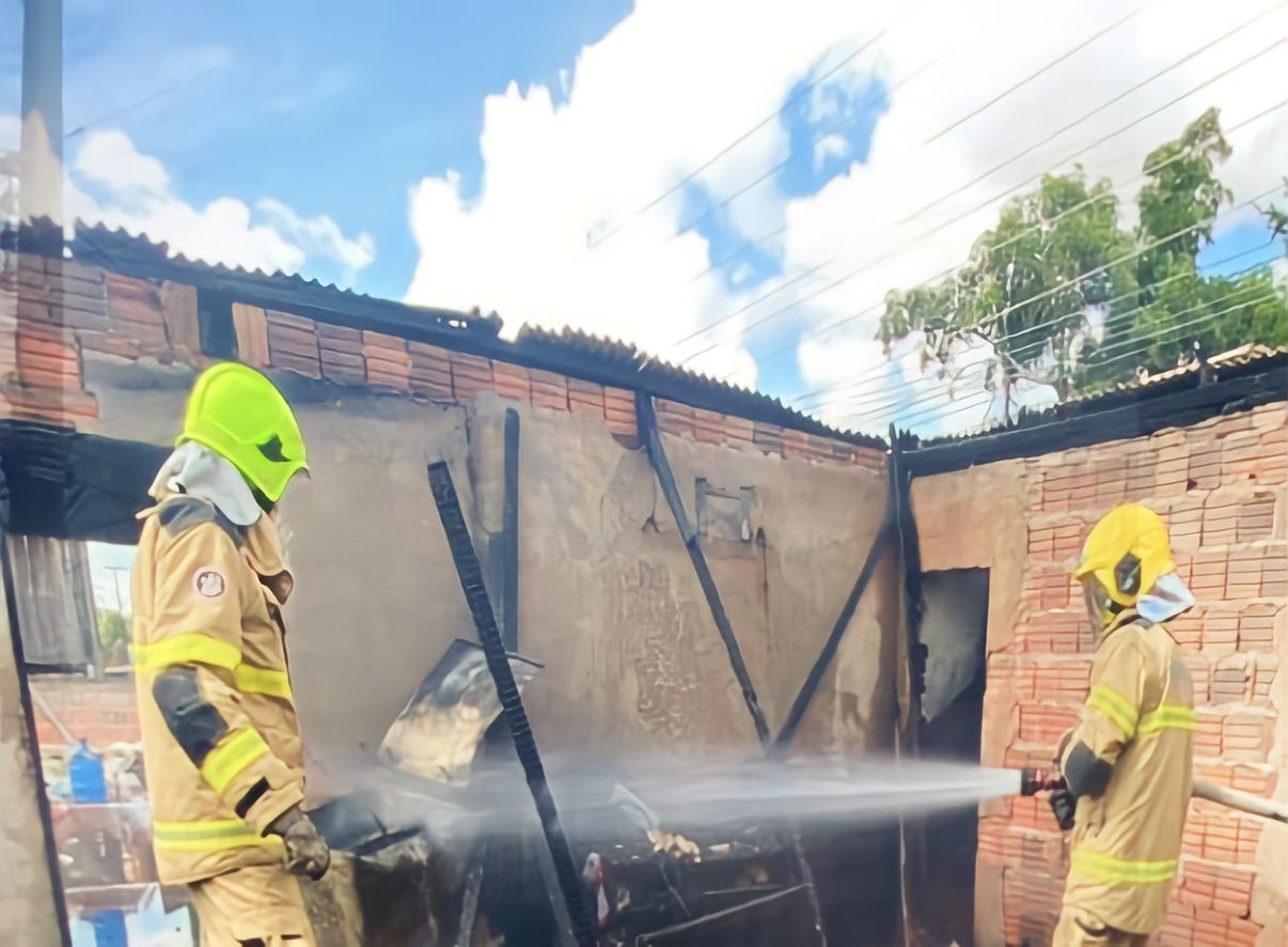 Incêndio consome casa no Taquari